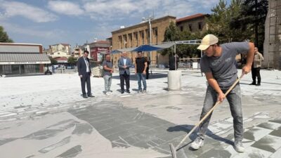 Valilik Arkası Otopark Yenilendi: Su Sızıntısına Son