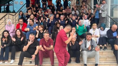 SDÜ Tıp Fakültesi Hastanesinde 800 Sağlık İşçisi Eylemde