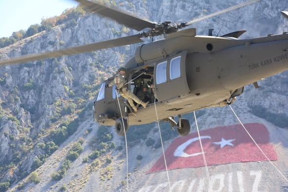 Isparta’da Helikopterden Atma ve