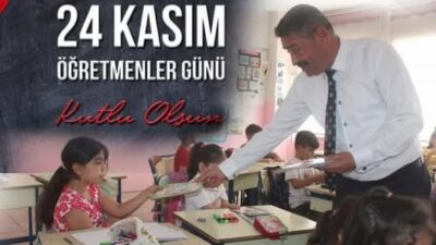 Şarkikaraağaç Belediye Başkanı Ali Göçer’den 24 Kasım Öğretmenler Günü Mesajı