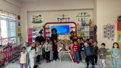 Güzel Sanatlar Lisesi Öğrencileri, Küçüklerle Sanatla Doğayı Buluşturdu