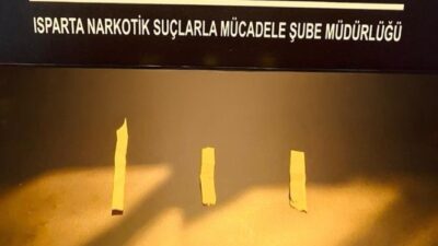Isparta’da Polis Operasyonu: 69 Adet Sentetik Kannabinoid Ele Geçirildi