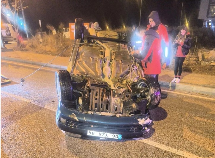 Isparta’da seyir halindeki bir