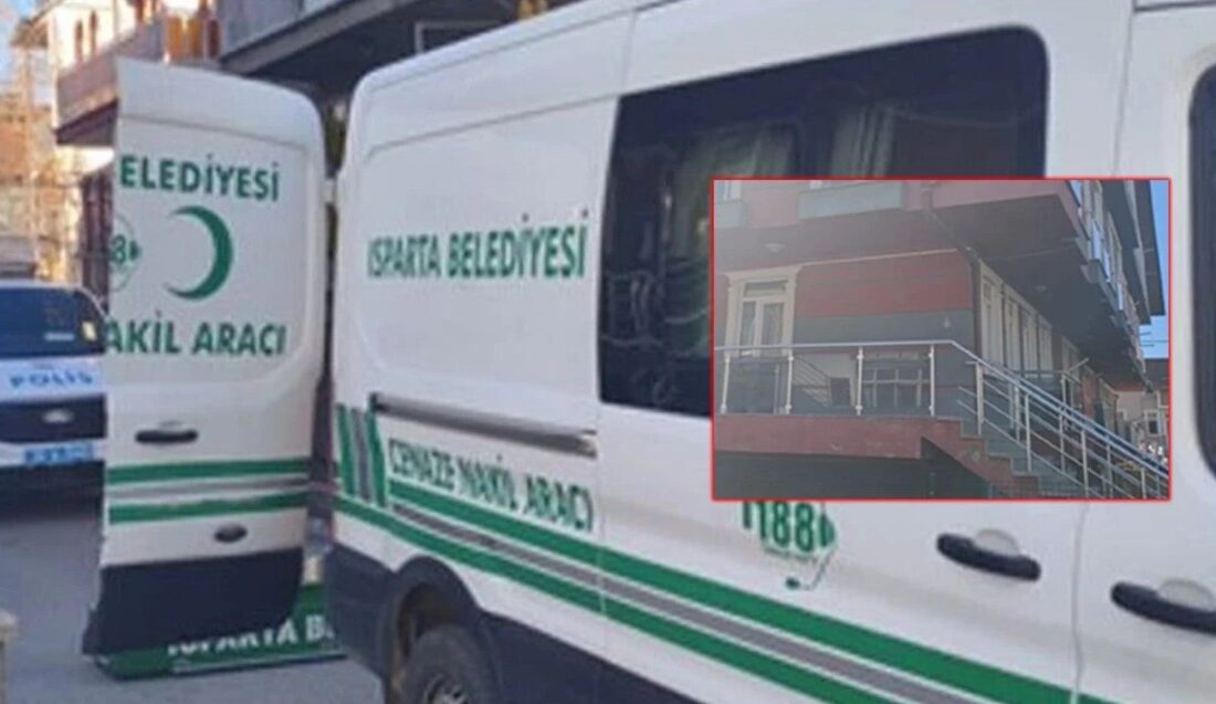 Isparta’da bir apart daireden