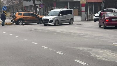 Isparta’da Koç Cam Kavşağı’nda meydana