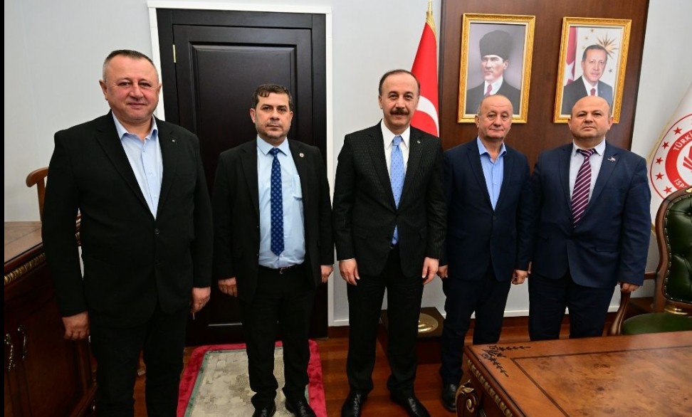 Gelendost Heyetinden Vali Abdullah Erin’e Ziyaret