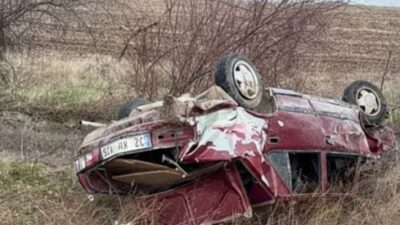 Isparta’da meydana gelen trafik kazasında,