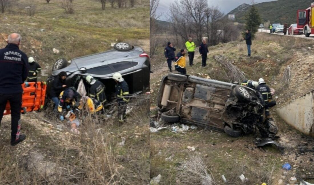 Isparta–Eğirdir yolu Gökçeli Kavşağı’nda