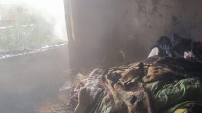 Isparta’nın Davraz Mahallesi’nde bir evde