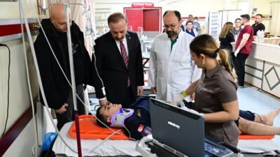 Isparta–Burdur karayolunda aşırı yağış nedeniyle