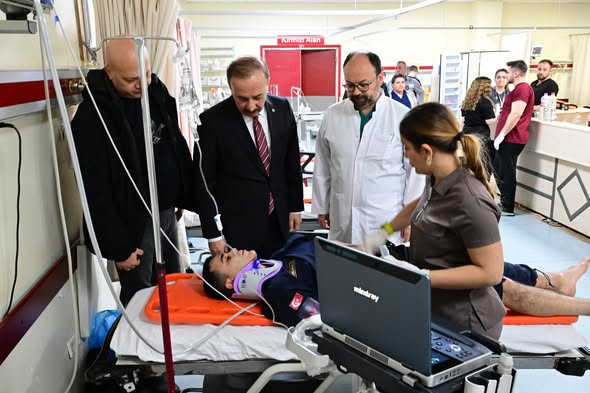 Isparta–Burdur karayolunda aşırı yağış