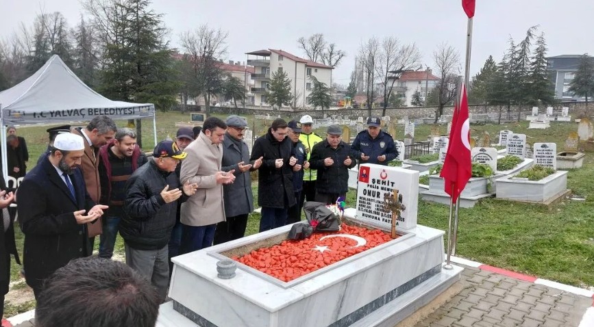 Yalvaç’ta Şehit Onur Şirin İçin Anma Töreni