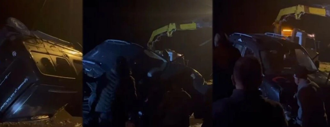 Eğirdir’de Otomobil Sulama Kanalına Düştü