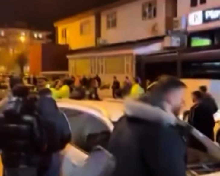 Isparta’da gece saatlerinde Barlar Sokağı’nda