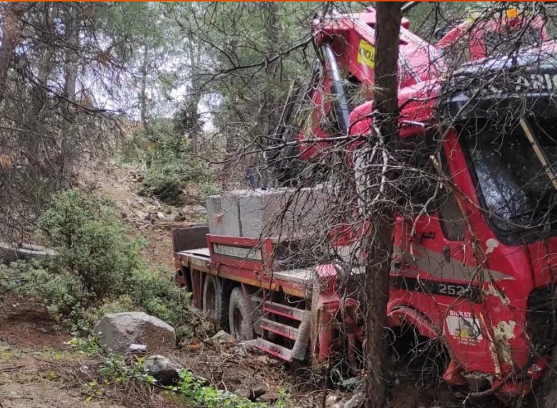 Burdur-Isparta Dostluk Yolu’nda yağış