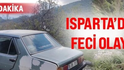 Isparta’da gece saatlerinde meydana gelen