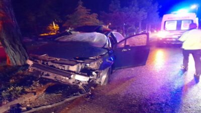 Isparta’da meydana gelen trafik kazasında,