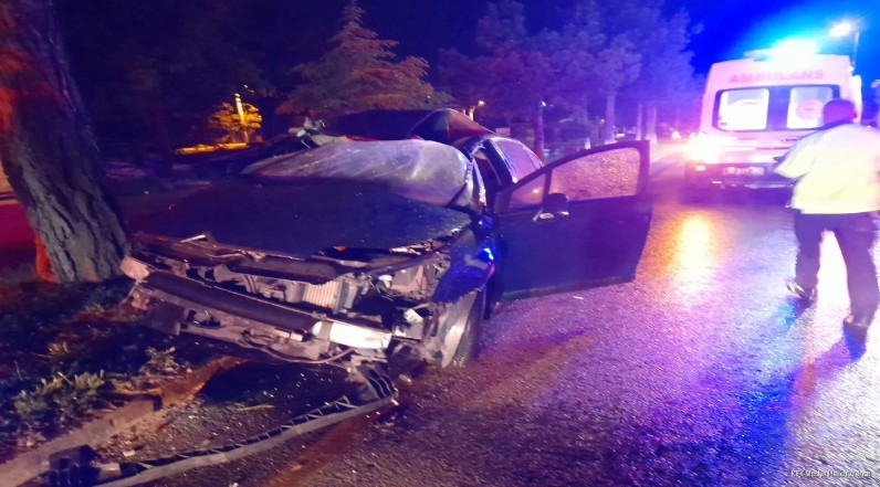 Isparta’da meydana gelen trafik