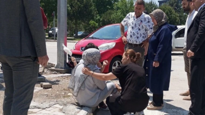 Isparta’da hafif ticari araç ile