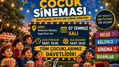 Isparta Belediyesi, yaz akşamlarını çocuklar