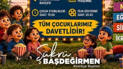 Isparta Belediyesi, yaz akşamlarını çocuklar
