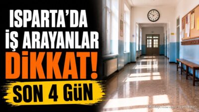 ISPARTA (KFK Ajans) – Isparta’daki