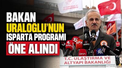 ISPARTA (KFK Ajans) – Ulaştırma