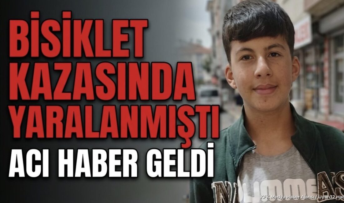 Afyonkarahisar’da geçirdiği bisiklet kazası