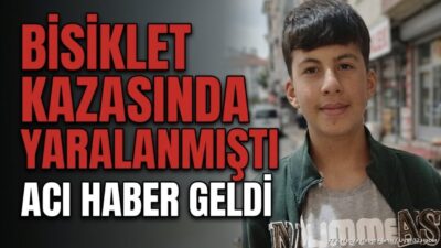 Afyonkarahisar’da geçirdiği bisiklet kazası sonrası