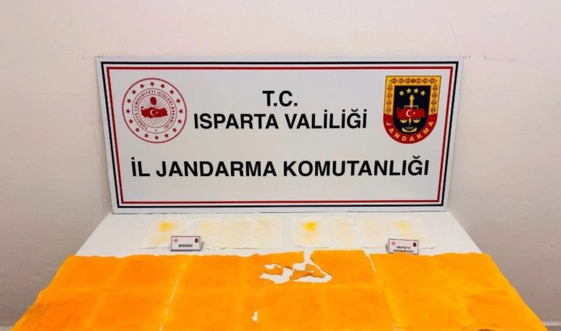 Isparta’nın Gönen ilçesinde jandarma