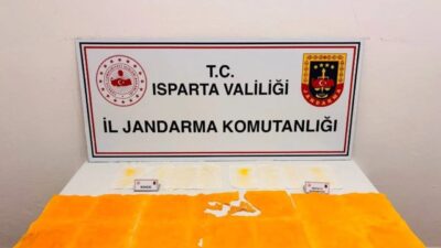 Isparta’nın Gönen ilçesinde jandarma ekipleri