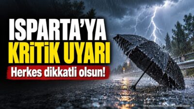 ISPARTA (KFK Ajans) – Meteoroloji