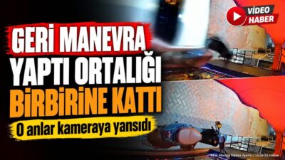 Isparta’nın hareketli caddelerinden birinde meydana