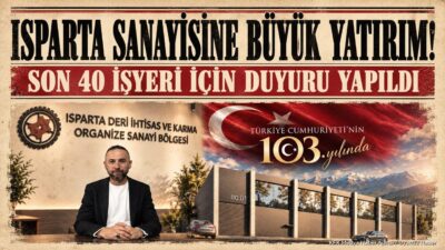 ISPARTA (KFK Ajans) – Isparta