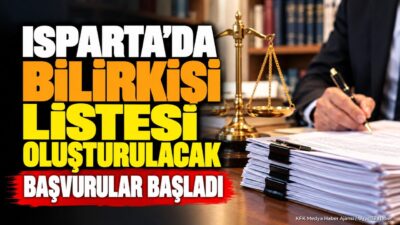 ISPARTA (KFK Ajans) – Isparta