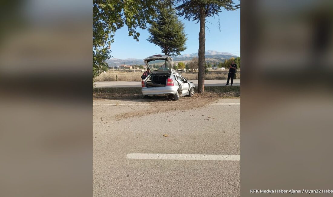 ISPARTA – Isparta-Atabey karayolunda