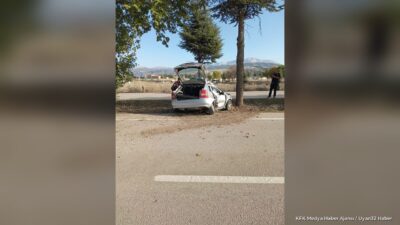ISPARTA – Isparta-Atabey karayolunda sürücüsünün