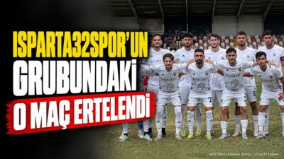 ISPARTA (KFK Ajans) – Isparta32spor’un