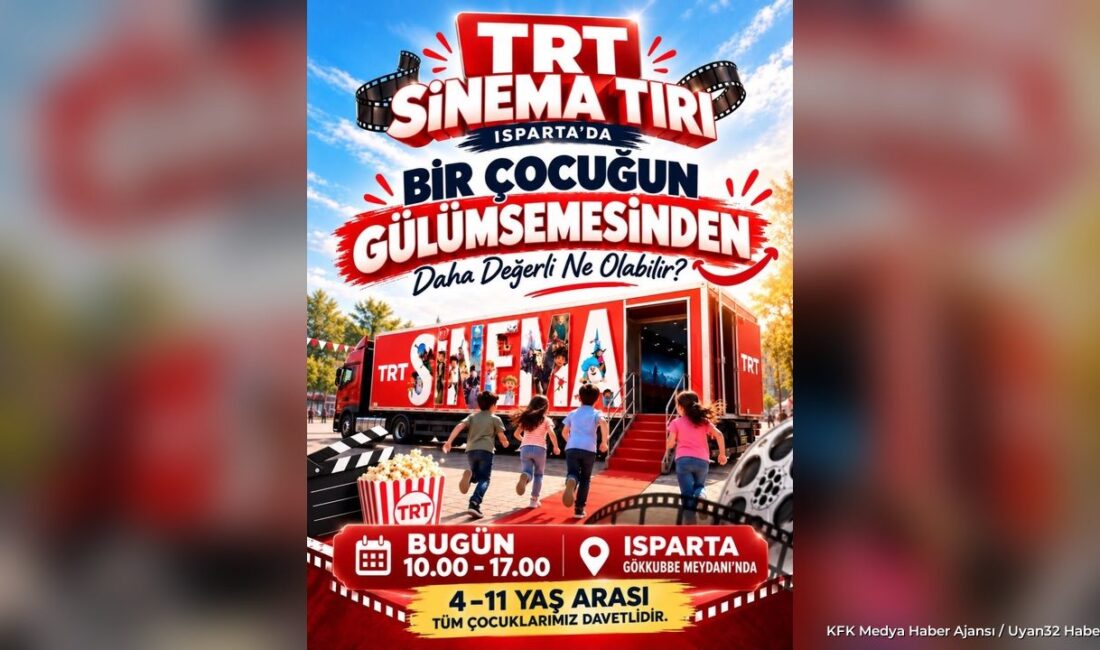 ISPARTA – TRT’nin gezici sinema