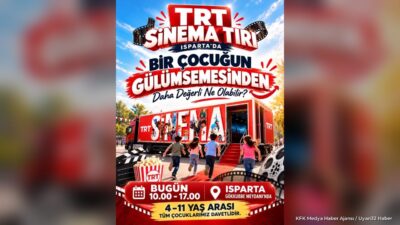 ISPARTA – TRT’nin gezici sinema