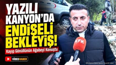 Isparta’nın Sütçüler ilçesindeki Yazılı Kanyon’da